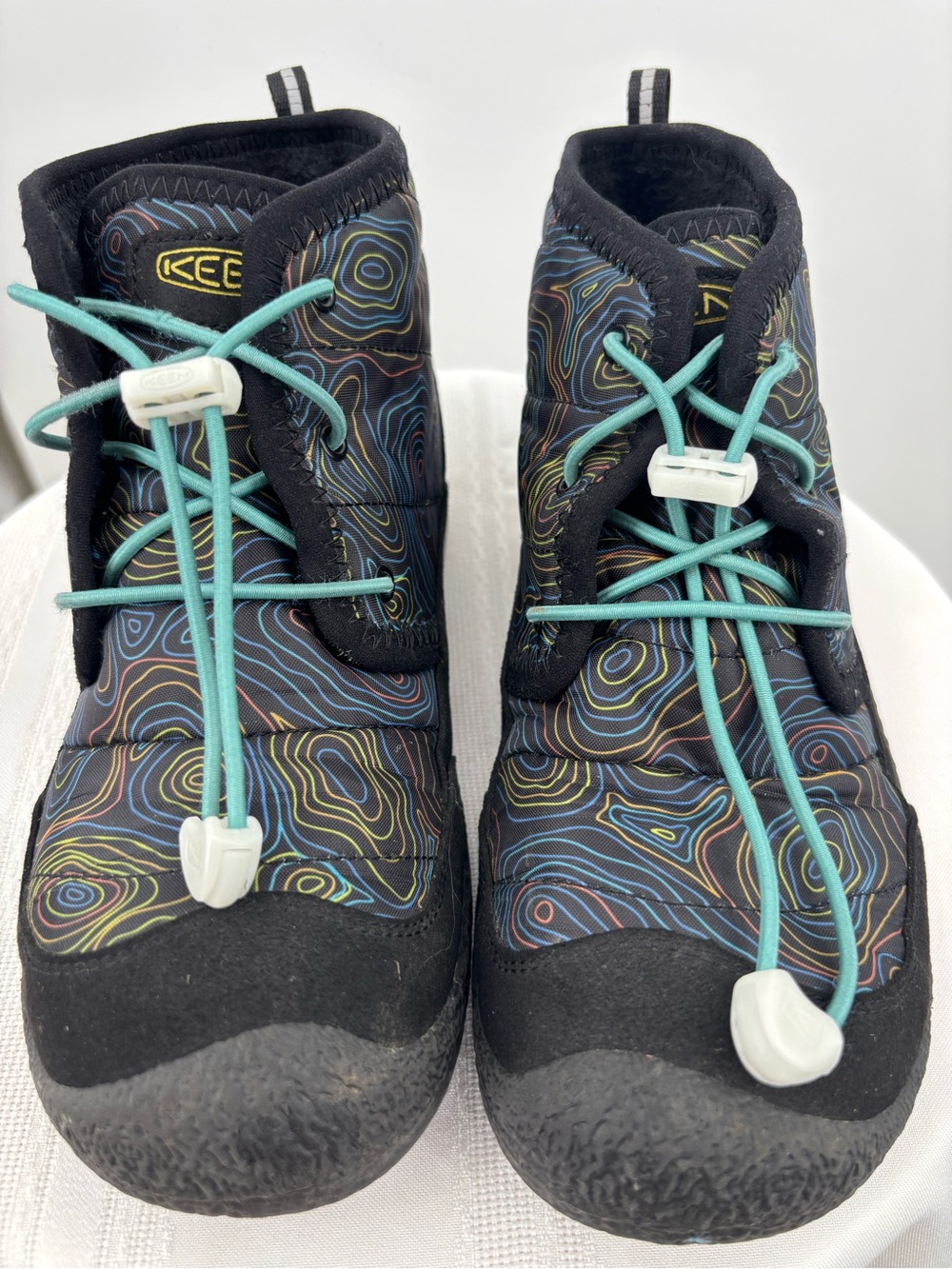 Keen Dry Waterproof Topographic Map Shoes, Women’s Size 5